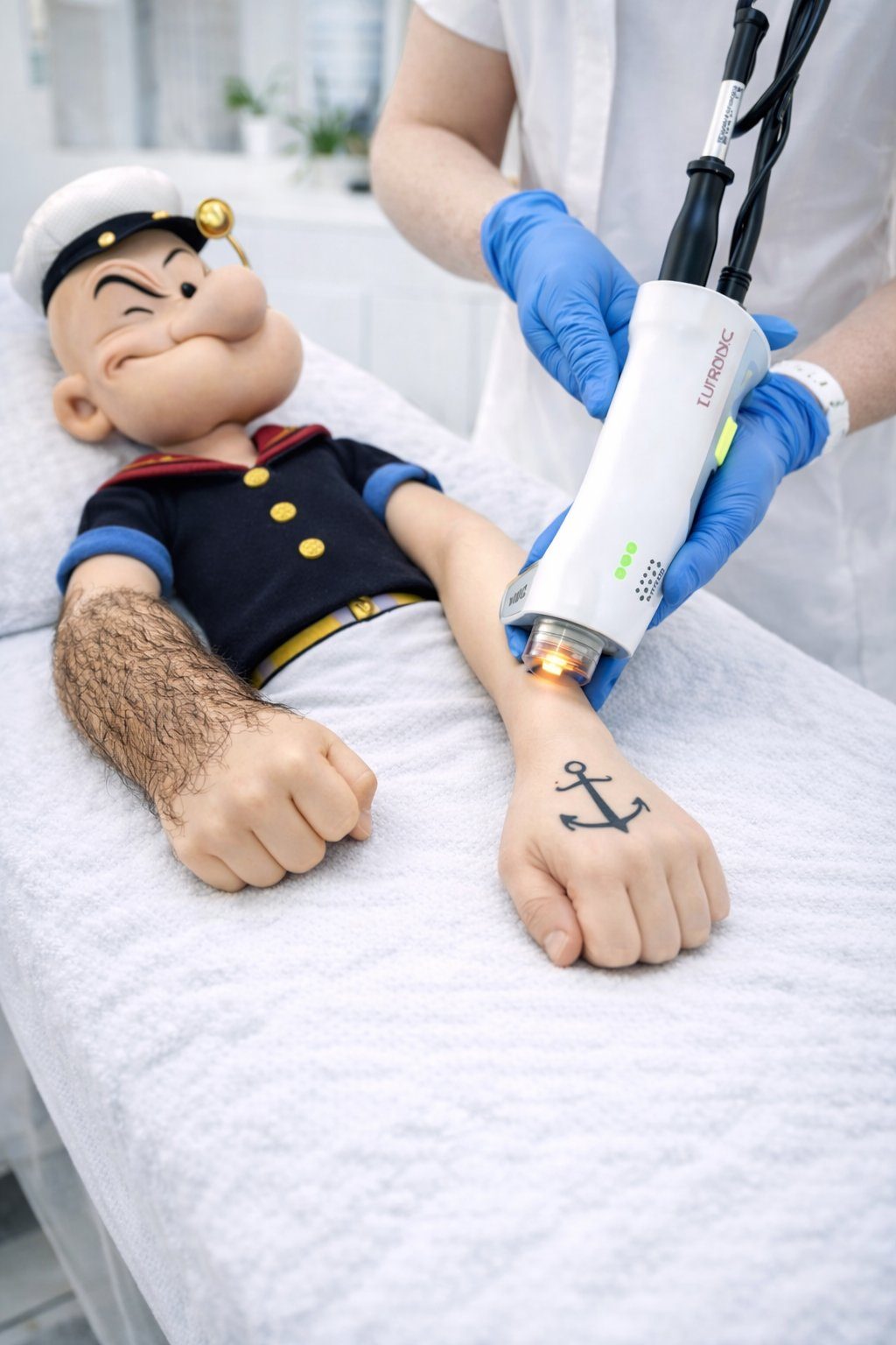 Arm laser hair removal treatment at Aroma Toronto