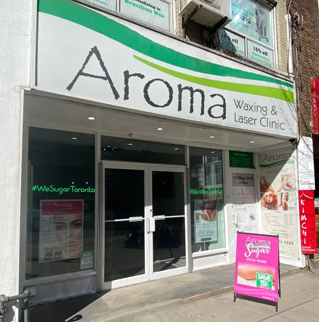 Aroma Waxing & Laser Clinic at 588 Bloor St W, Toronto