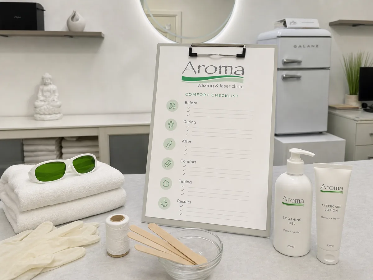 Aroma waxing sugaring and laser frequently asked questions