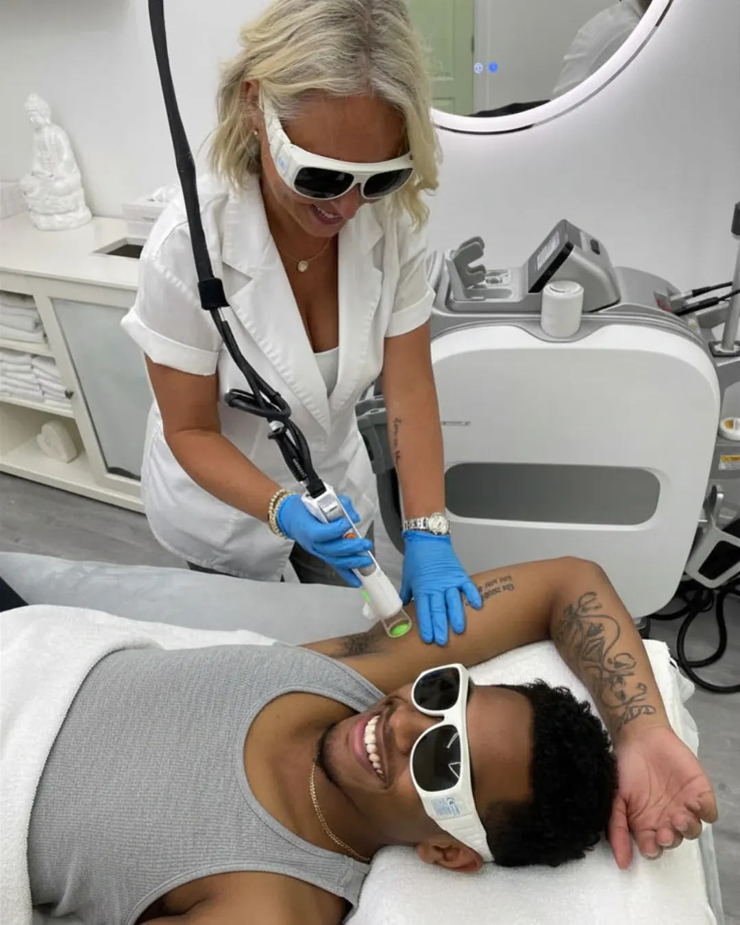 Laser hair removal guidance for darker skin tones at Aroma Toronto