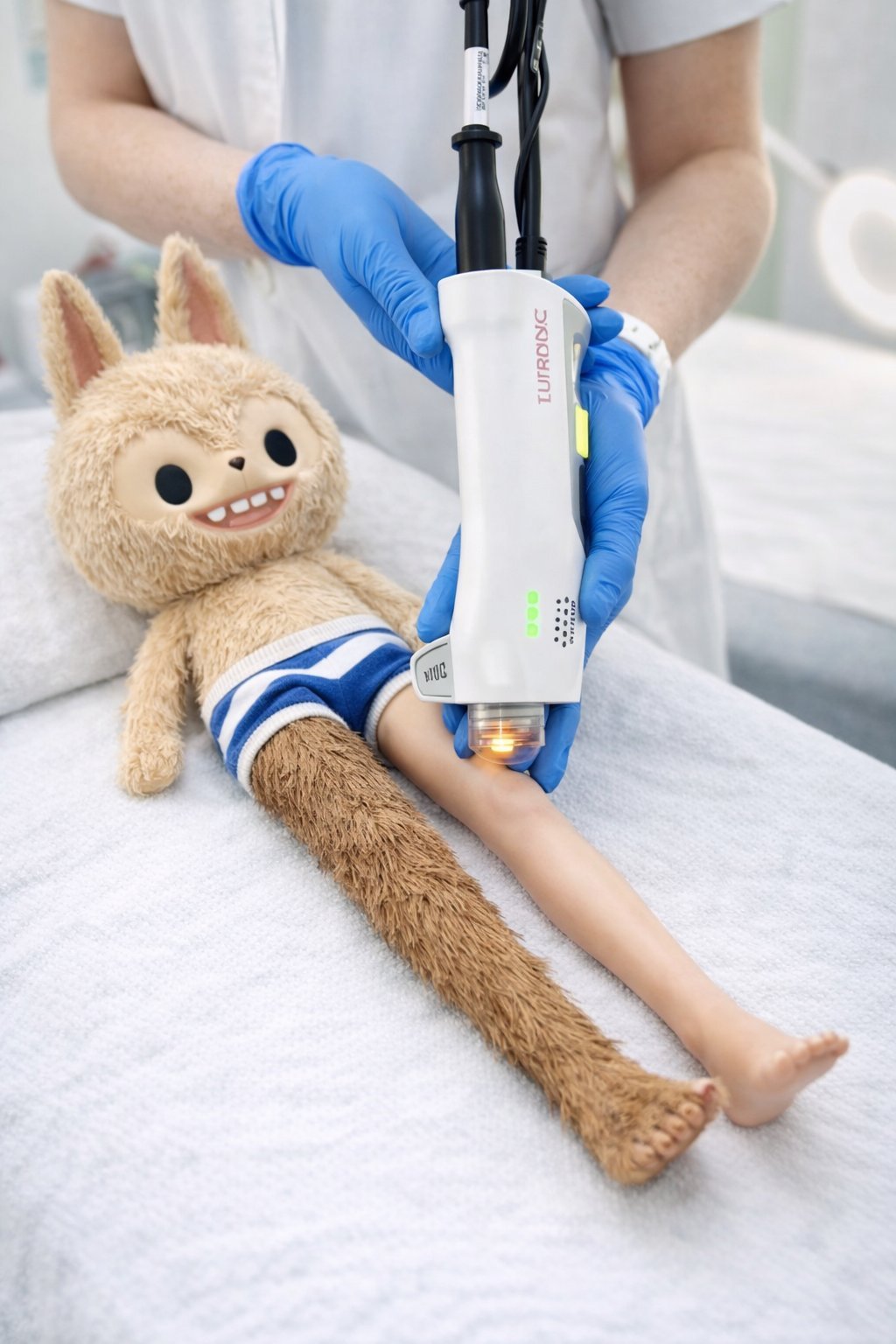 Leg laser hair removal treatment at Aroma Toronto