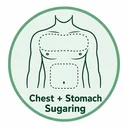 Chest and stomach sugaring service