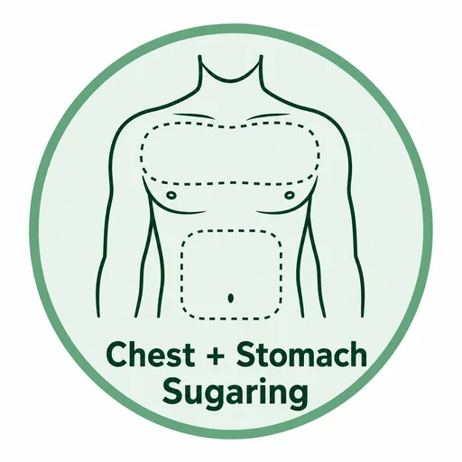 Chest and stomach sugaring service